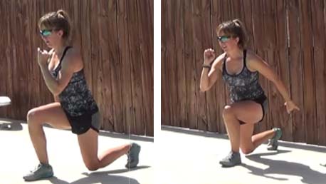20 minute interval workout 20140618 lunge