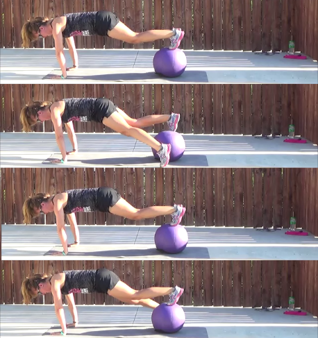 5 minute medicine ball workout 20140910 plank toe tap