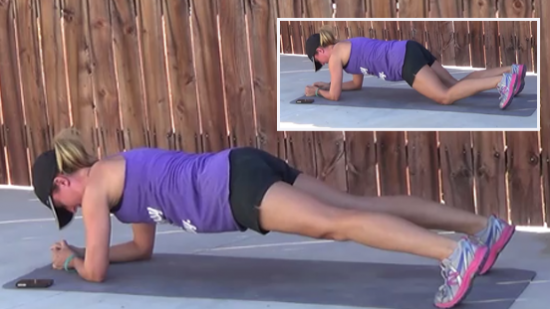 12 minute core workout 20141028 low plank