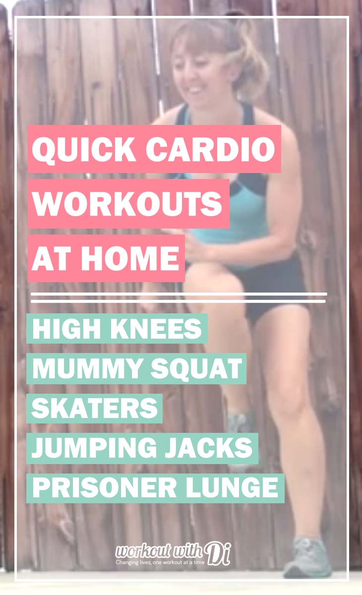 quick cardio workouts at home 