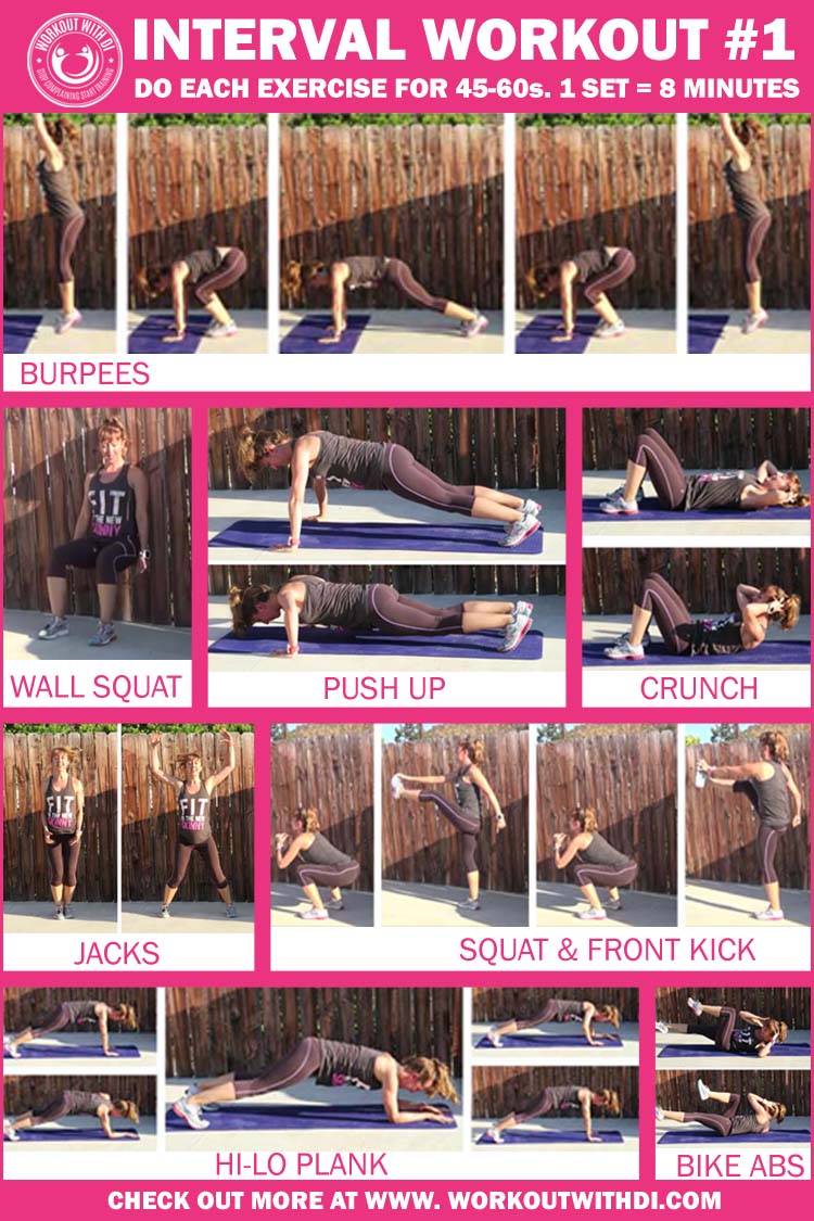 INTERVAL WORKOUT 1 NO EXCUSES BOOTCAMP PIN FEAT