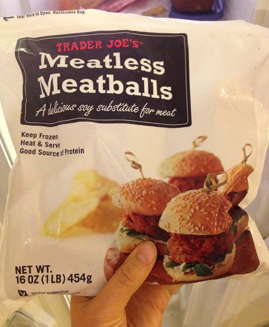 meatless meatballs