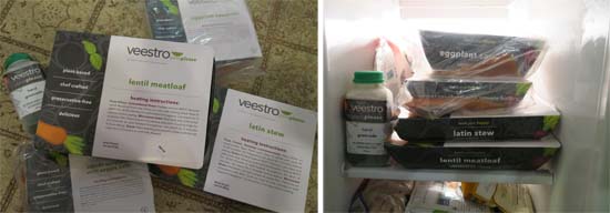 veestro vegan meal delivery service
