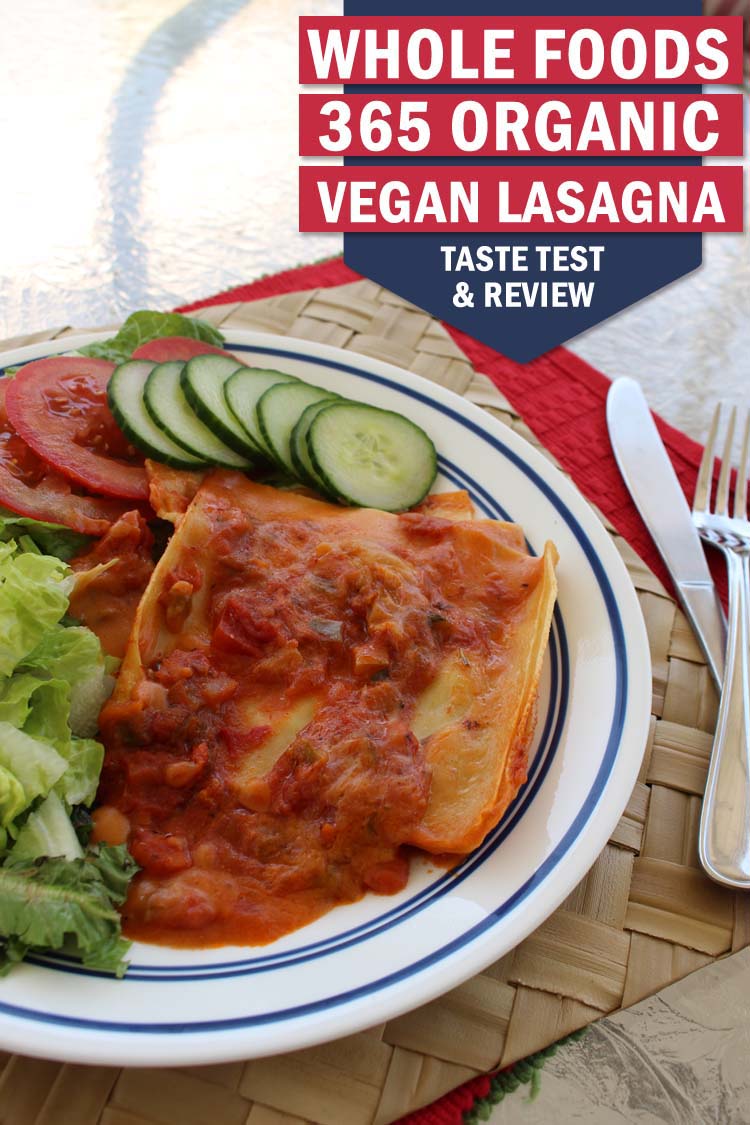 365 organic vegan lasagna 