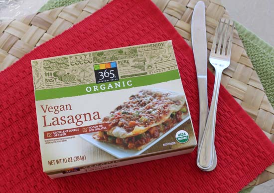 365 organic vegan lasagne