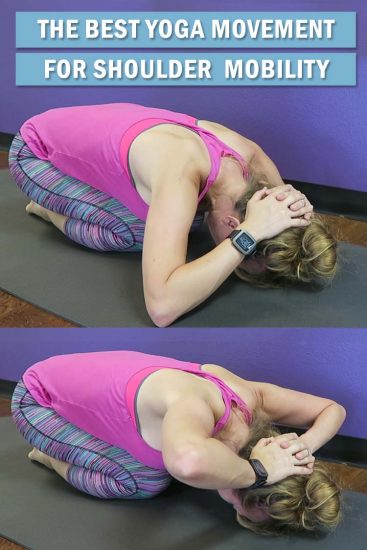 So many people suffer from shoulder pain and limited range of movement. Yoga for shoulder mobility is summed up in this one movement. Scapular retraction.