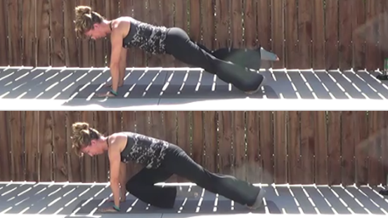 8 minute yogalates routine.