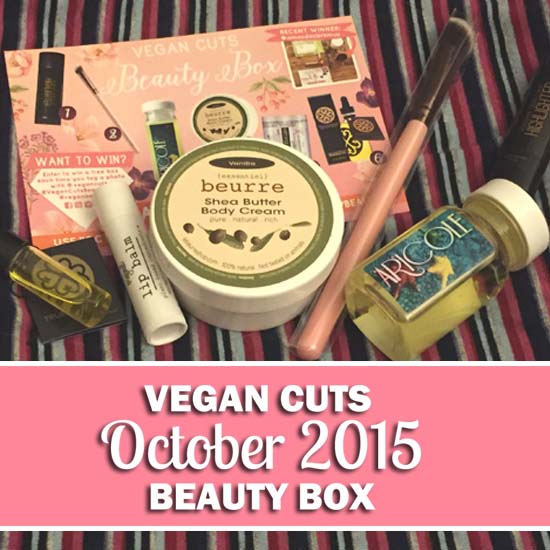 vegan cuts october beauty box 2015