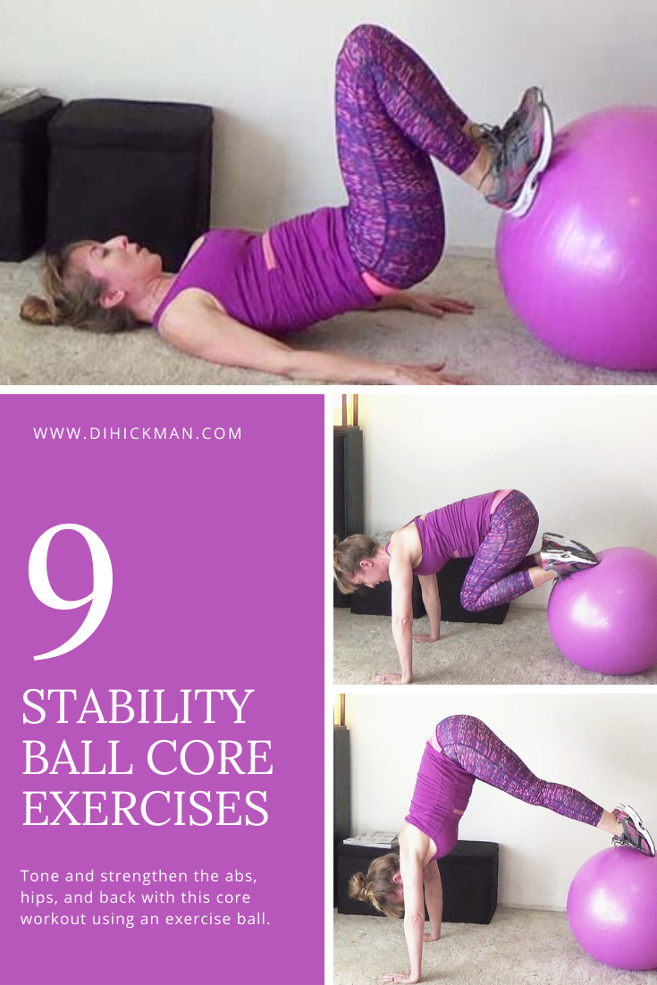 9 stability ball core exercises