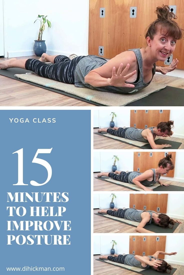 Yoga Class, 15 minutes to help improve posture