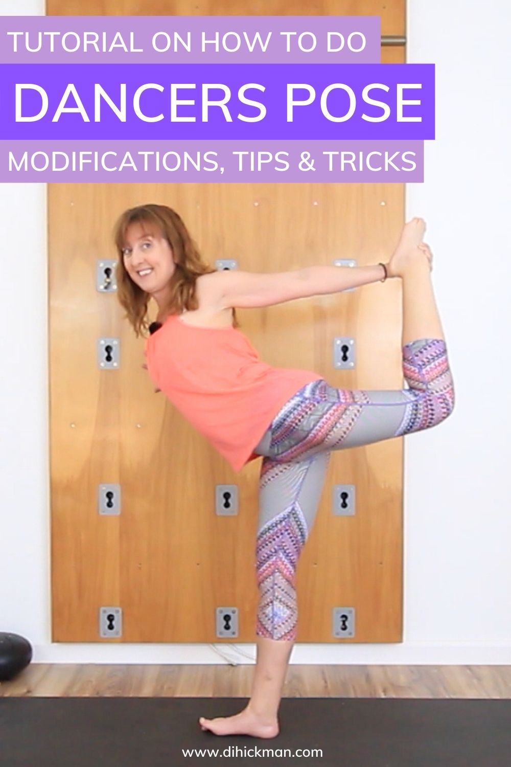 tutorial on how to do dancers pose. Modifications, tips & tricks