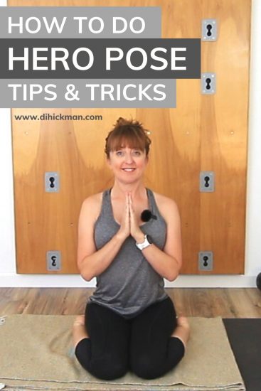 how to do hero pose, virasana tips & tricks