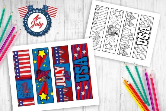4th July Coloring Page