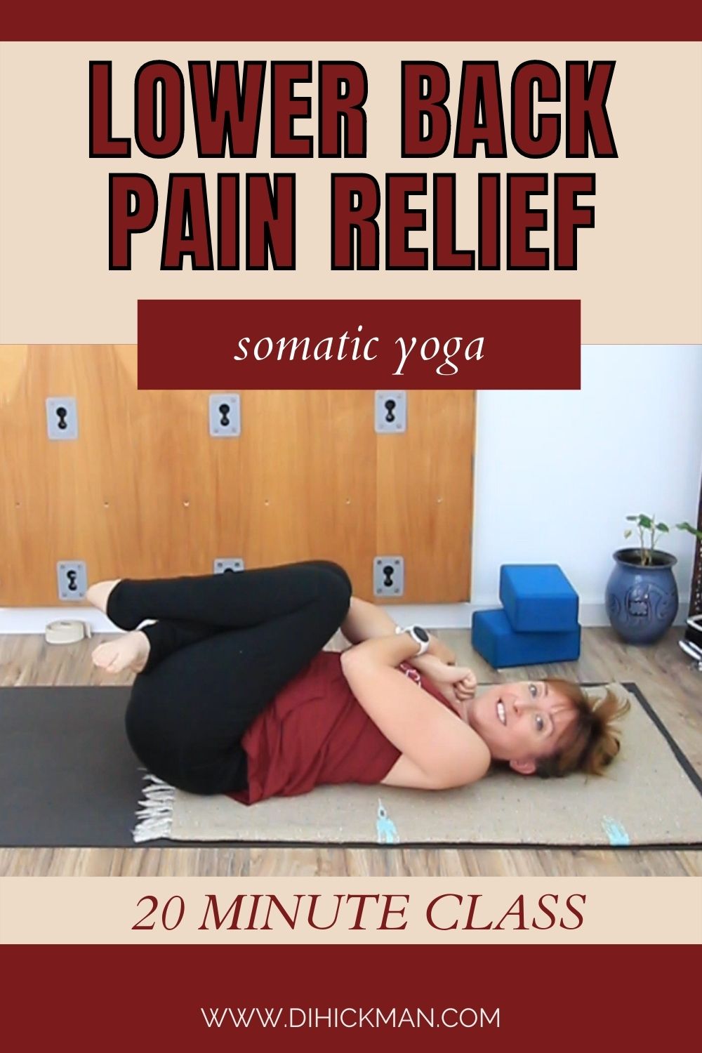 Lower back pain relief somatic yoga 20-minute class