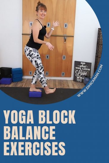 yoga block balance exercises